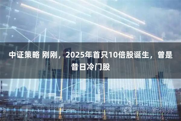 中证策略 刚刚，2025年首只10倍股诞生，曾是昔日冷门股