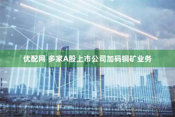 优配网 多家A股上市公司加码铜矿业务